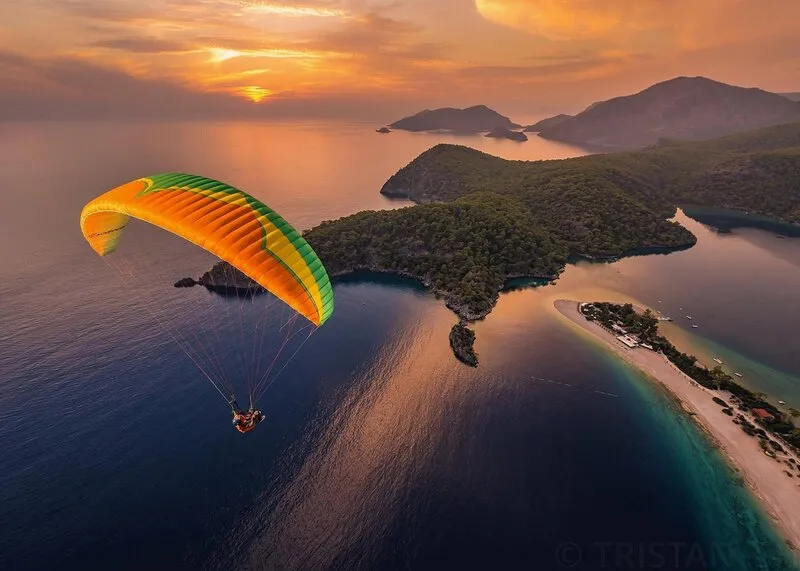 Parapente en tandem à Fethiye Ölüdeniz (Mont Babadag)
