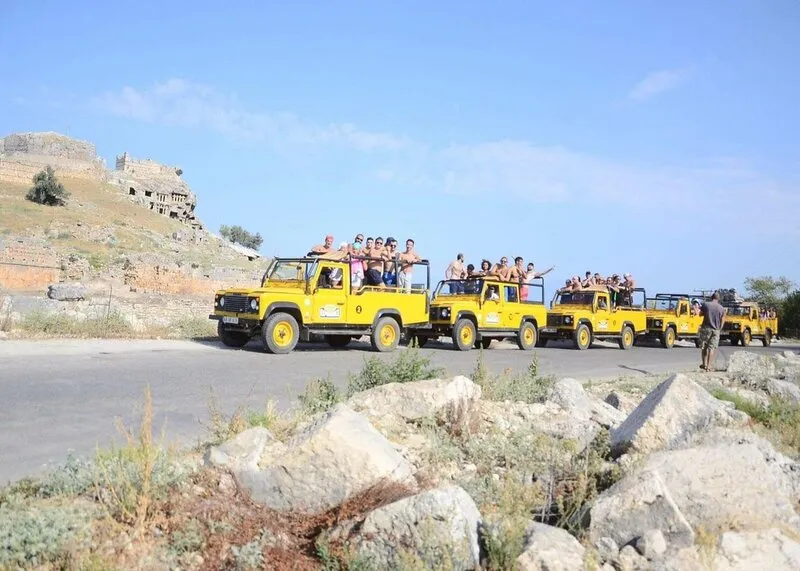 Джип-сафари на целый день в Фетхие с посещением Тлоса и Саклыкента
