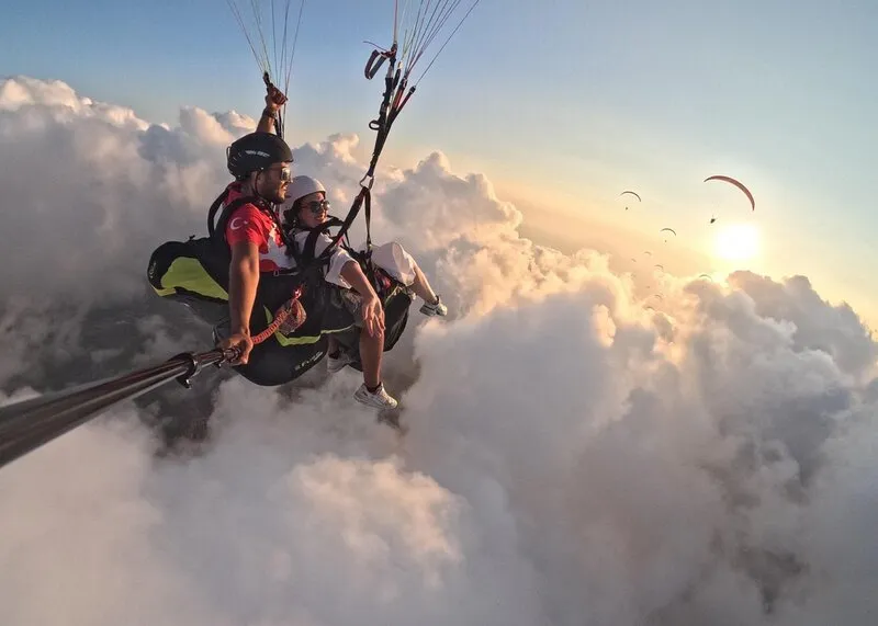 Параглайдинг в Фетхие Олюдениз, Турция
