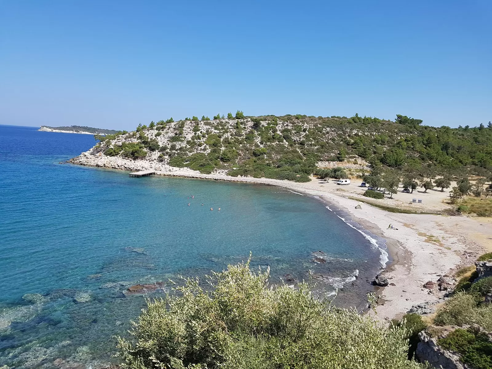 Spiaggia della baia di Hayitli