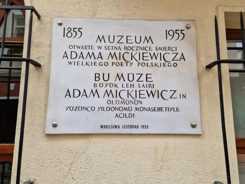 Discover Adam Mickiewicz Museum, Istanbul