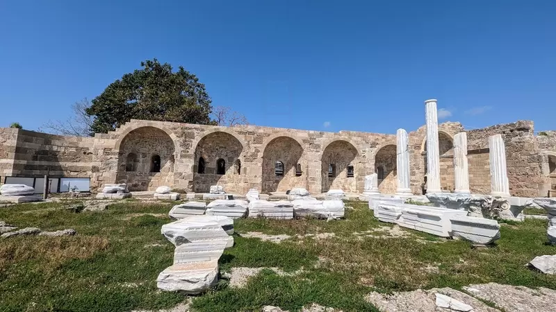 Lato della città antica