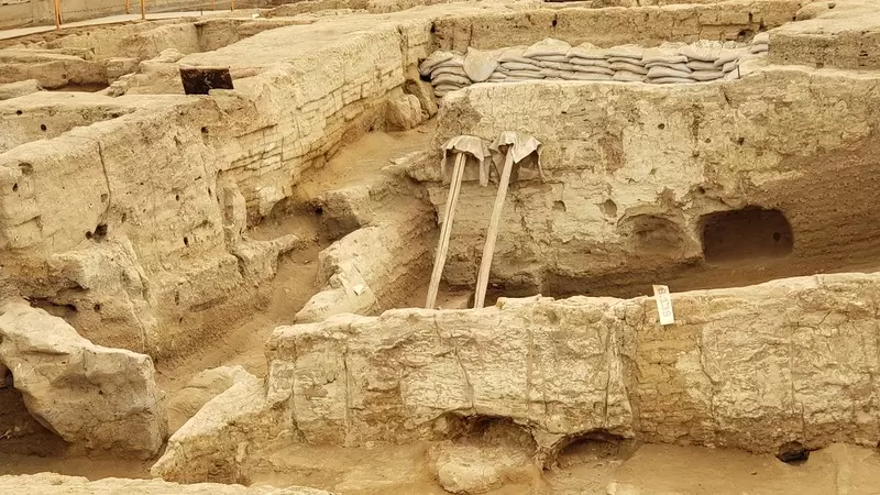 Antike Stadt Çatalhöyük