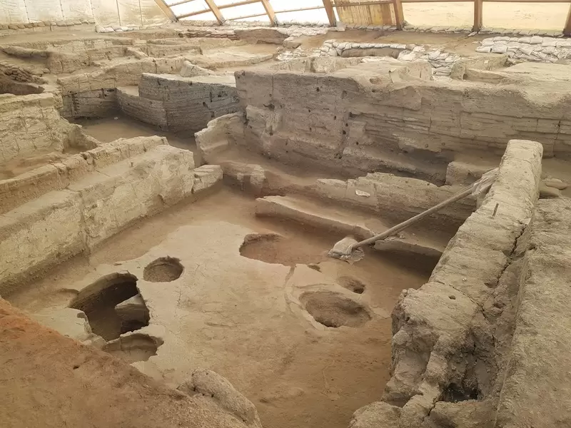 Antike Stadt Çatalhöyük