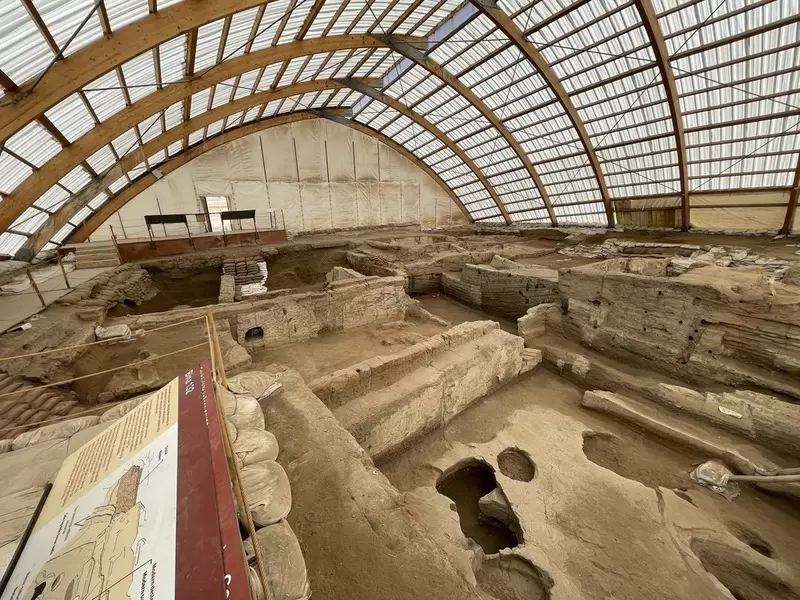 Antike Stadt Çatalhöyük