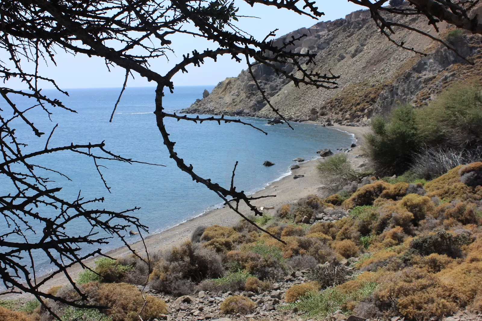 Spiaggia selvaggia di Zeytinlikoy