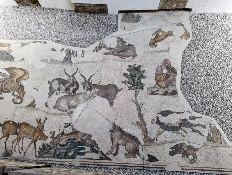 大宮殿モザイク博物館を発見する