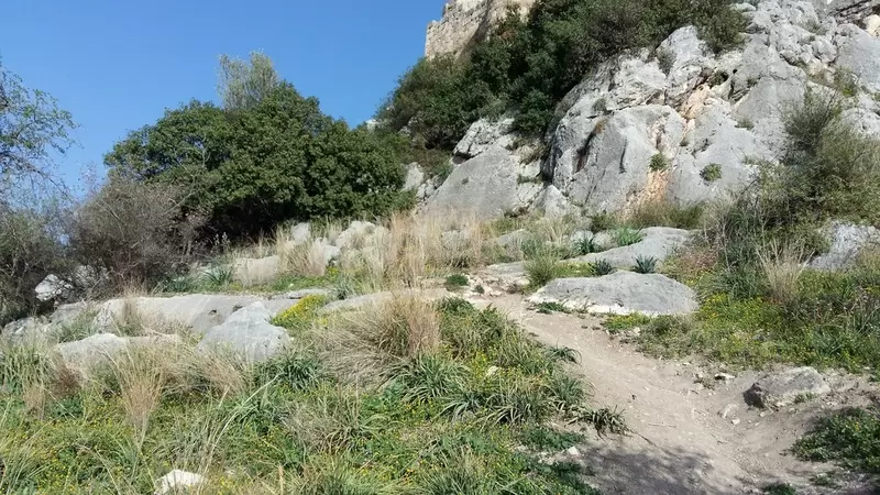 カスタバラ城を発見する