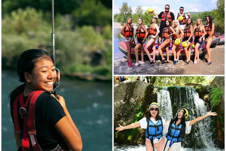 Alanya: Aventura de Rafting & Buggy, Quad Safari & Tirolina