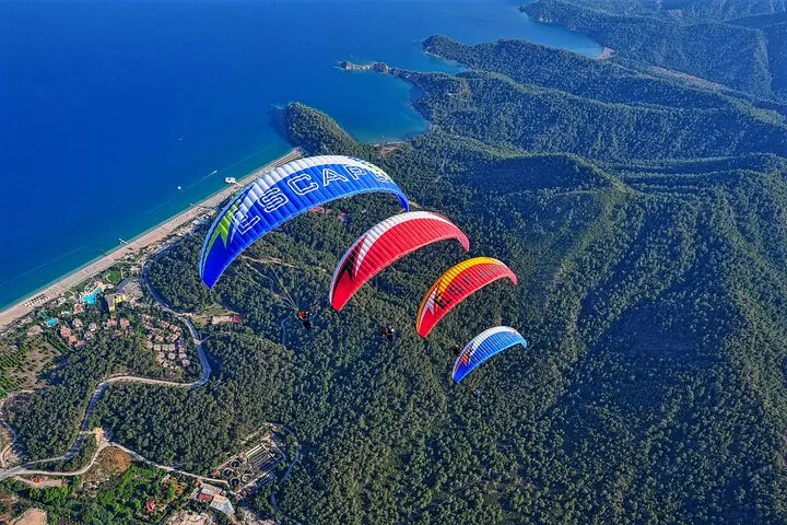 Escape Tahtalı Tandem Paragliding Antalya + Cable Car Included