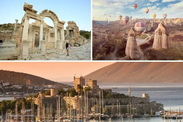 Turkey Tour: Pamukkale, Bodrum, Ephesus, Cappadocia & Camel Ride