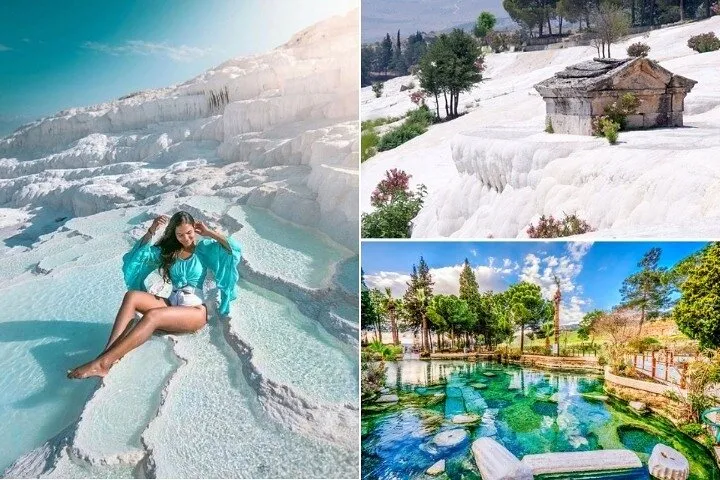 Antalya / Belek: Excursión guiada de un día a Pamukkale y Hierápolis con almuerzo incluido