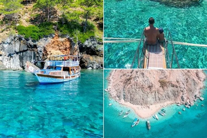 Side / Manavgat: Excursión en barco a Suluada con almuerzo y traslado incluidos