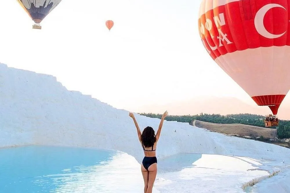 Fethiyeden Pamukkale Günübirlik Gezi, Sıcak Hava Balonu Turu ve Öğle Yemeği Dahil
