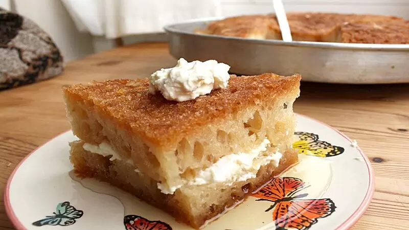 Pane alla crema Afyon Kadayif